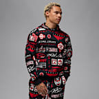 国内配送★NIKE★ジョーダン フリース プルオーバー パーカー2色 NIKE公式】ジョーダン エッセンシャル メンズ プリント フリース